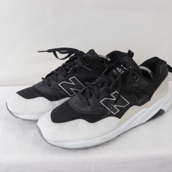 中古】New Balance(ニューバランス)メンズ580【28.0cm】黒ブラック白yy3793