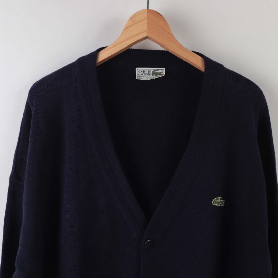 中古】CHEMISE LACOSTE(ケミス ラコステ)メンズXL【ニットカーディガン