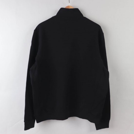 【中古】LACOSTE(ラコステ)メンズXXL【スウェット】ハーフジップZIP黒ブラック(古着)la67