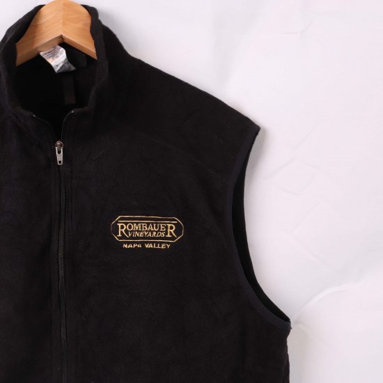 【中古】Patagonia(パタゴニア)メンズ【フリースベスト】XL黒ブラック(古着)j76