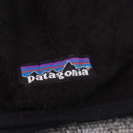 【中古】Patagonia(パタゴニア)メンズ【フリースベスト】XL黒ブラック(古着)j76