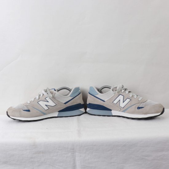 中古】New Balance(ニューバランス)メンズ446【27.5cm】ライトグレー白紺yy3932