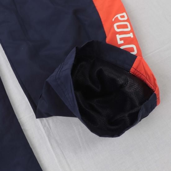【未使用品】ラルフローレン　150 薄手ロングパンツ　ネイビー　紺色系 Polo by Ralph Lauren ラルフローレン リネン×シルク スラックス