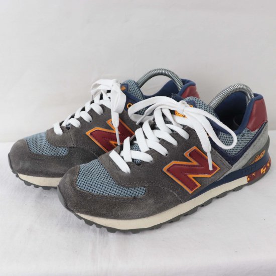 new balance スニーカー 紺•茶色 | capacitasalud.com