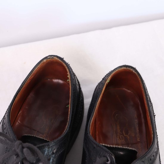 中古】70's FLORSHEIM IMPERIAL(フローシャイム インペリアル)メンズ(ウィングチップ)USA製【ケンムール】mds7