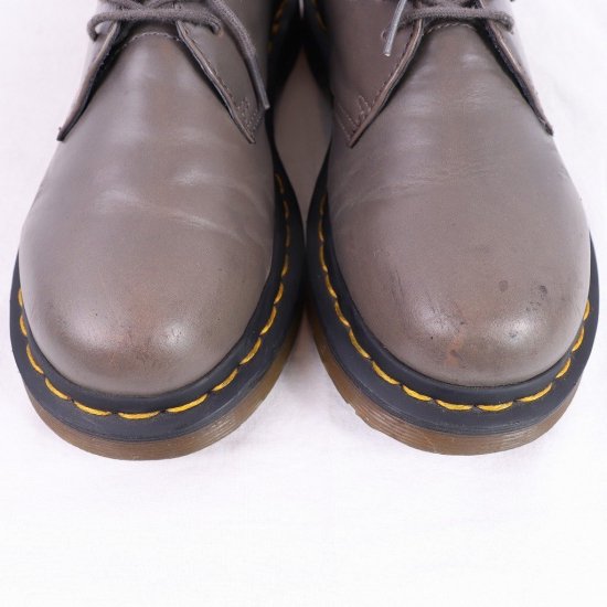 【中古】dr.martens(ドクターマーチン)レディース3ホール【UK4】22.5cm23.0cm灰グレーdm2891