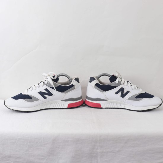 中古】New Balance(ニューバランス)メンズ840【26.0cm】白ホワイト紺 