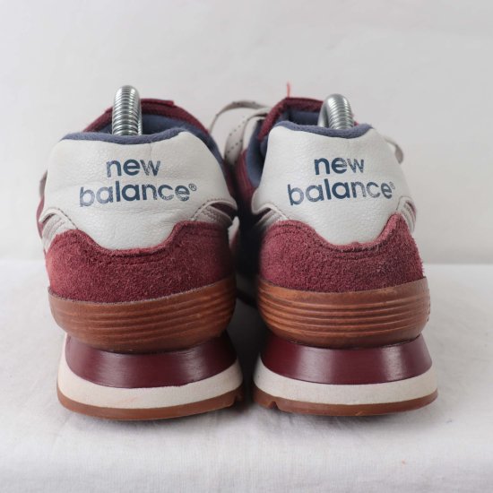 中古】New Balance(ニューバランス)メンズ574【26.0cm】バーガンディー ...