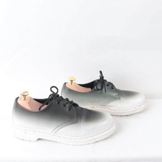 【中古】dr.martens(ドクターマーチン)レディースメンズ3ホール【UK6】24.5cm25.0cm白黒グラデーションdm2641