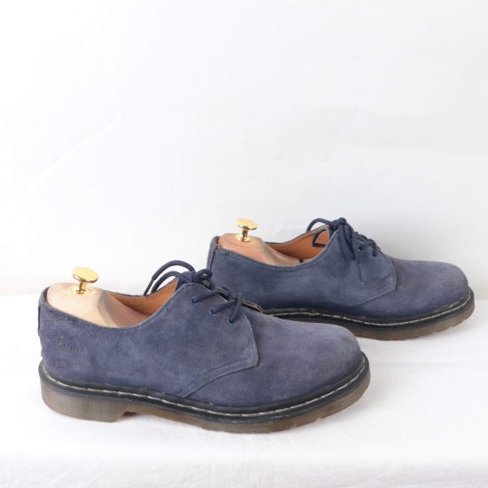 【中古】dr.martens(ドクターマーチン)メンズ3ホール【UK8】26.5cm27.0cmブルースエードdm2650