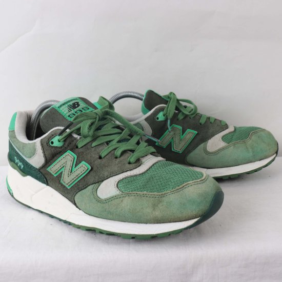 中古】New Balance(ニューバランス)メンズ999【27.5cm】緑グリーンオリーブ白yy4455