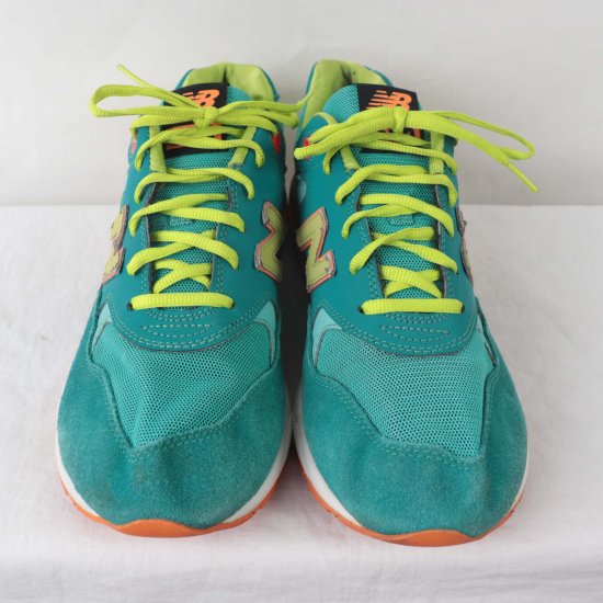 中古】New Balance(ニューバランス)メンズ580【27.0cm】緑グリーン黄緑