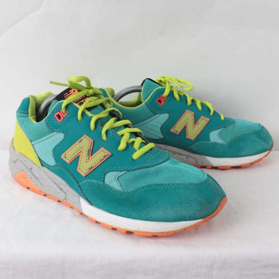 中古】New Balance(ニューバランス)メンズ580【27.0cm】緑グリーン黄緑