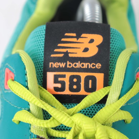 中古】New Balance(ニューバランス)メンズ580【27.0cm】緑グリーン黄緑