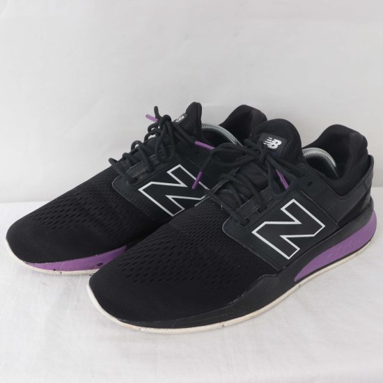 中古】New Balance(ニューバランス)メンズ247【27.5cm】黒ブラック紫白 ...
