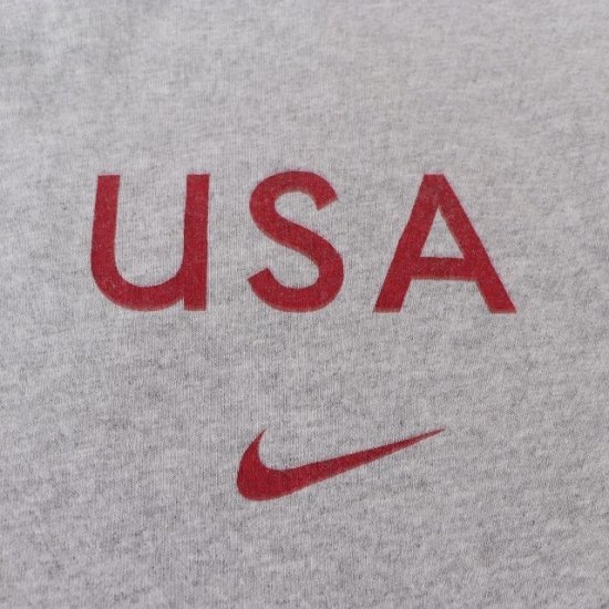 中古】(ナイキ)nikeメンズレディースM【Tシャツ】USAプリントロゴT半袖