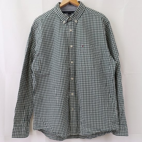 中古】(トミーヒルフィガー)Tommy HilfigerメンズL【シャツ】長袖