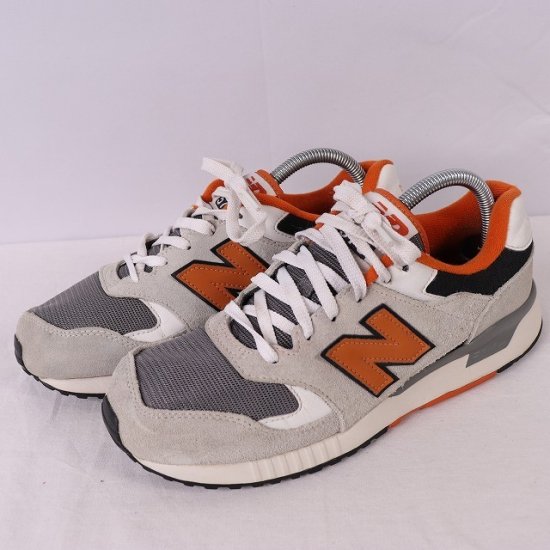 中古】new balance(ニューバランス)メンズ570【25.5cm】グレー白黒