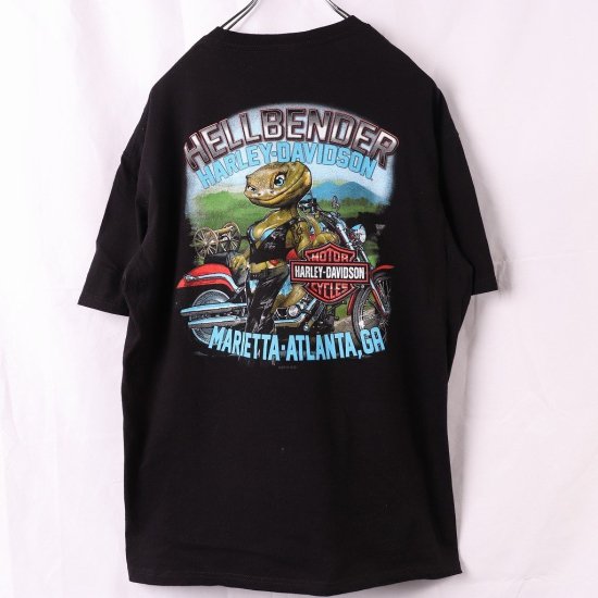 usedハーレーダビッドソン☆1998年USA製Tシャツ☆XXL黒