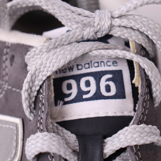 中古】New Balance(ニューバランス)メンズ996【27.5cm】グレー灰色白yy4763