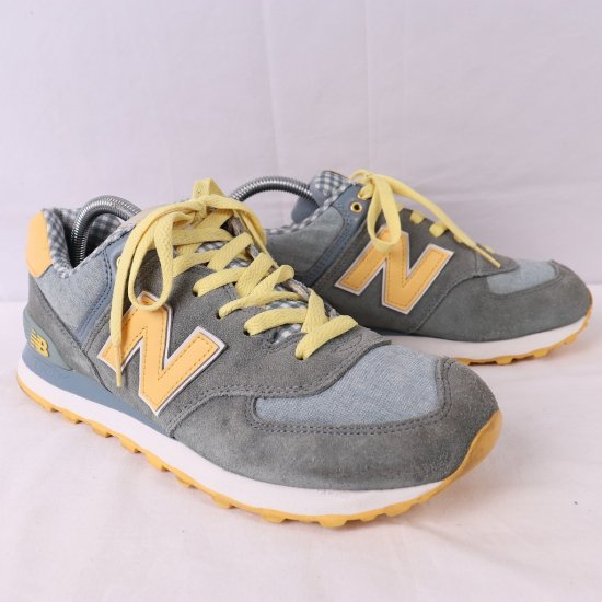 中古】New Balance(ニューバランス)メンズ574【27.0cm】ブルーグレー