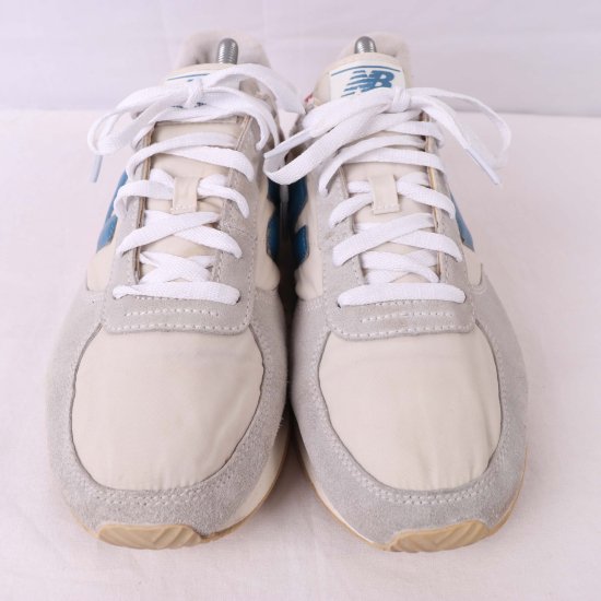 中古】new balance(ニューバランス)メンズ220【26.5cm】ライトグレー白赤青yy4776