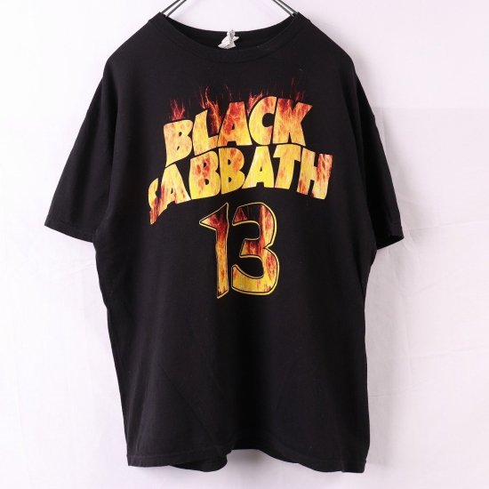 【中古】(ブラックサバス)BLACK SABBATHメンズレディーXL【Tシャツ】バンドtロックt半袖【古着】黒Tシャツst330