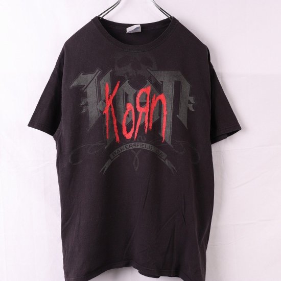 中古】(コーン)KornメンズレディーL【Tシャツ】バンドtロックt半袖