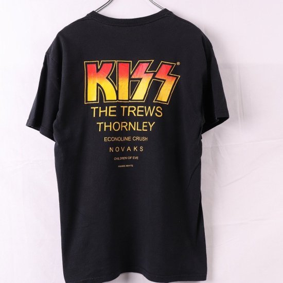 Kフォローで割引多数出品中KISS キッス　ヴィンテージTシャツ　XL 90年代　90s 美品