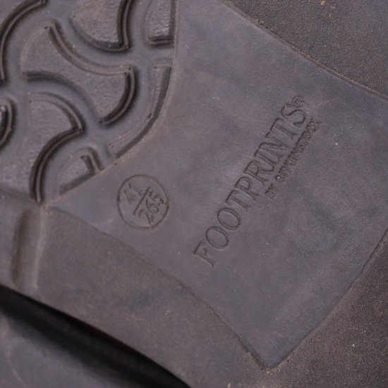 【中古】BIRKENSTOCK(ビルケンシュトック)メンズフットプリンツFOOTPRINTSコンフォート【41】26.5cm位ナロー幅スエード茶bk1832