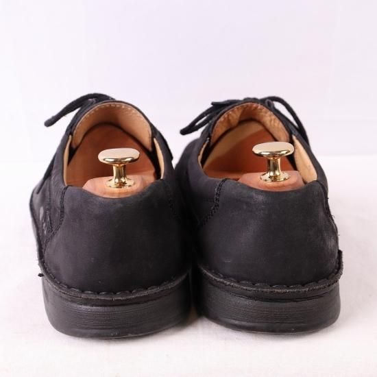 中古】BIRKENSTOCK(ビルケンシュトック)メンズメンフィス memphis【43】28.0cm位ナロー幅ヌバック黒bk1842