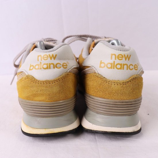 中古】New Balance(ニューバランス)メンズ574【27.5cm】イエロー黄色