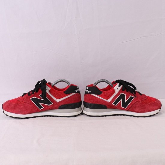 中古】New Balance(ニューバランス)メンズレディース574【25.0cm】赤 ...