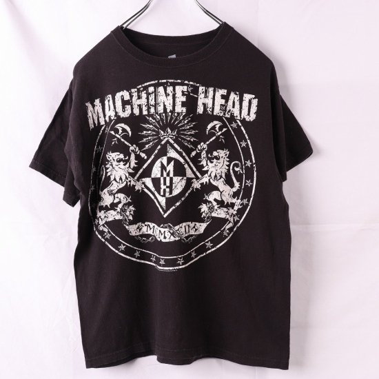 【中古】(マシーンヘッド)MACHINE HEADメンズレディーM【Tシャツ】バンドtロックt半袖【古着】黒Tシャツst420