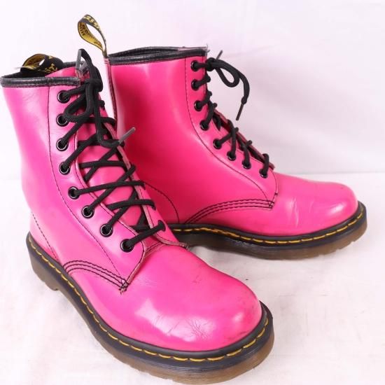 中古】dr.martens(ドクターマーチン)メンズ8ホールパテントエナメル