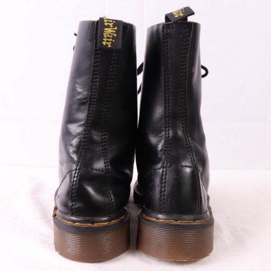 【中古】英国製dr.martens(ドクターマーチン)レディース10ホールイングランド製ヴィンテージ【UK4  1/2】23.0cm-23.5cm黒ブラックdh2674