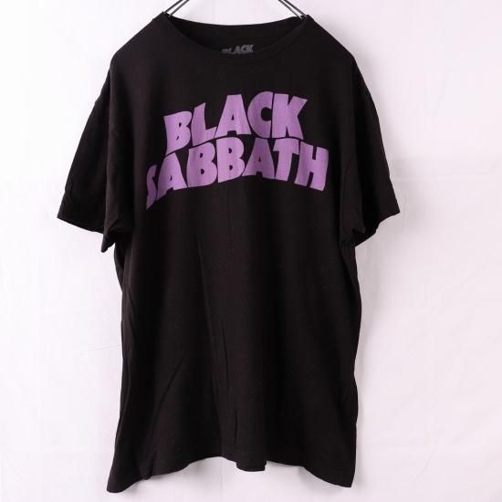 中古】(ブラックサバス)BLACK SABBATHメンズレディーXL【Tシャツ】バンドtロックt半袖【古着】黒Tシャツst427