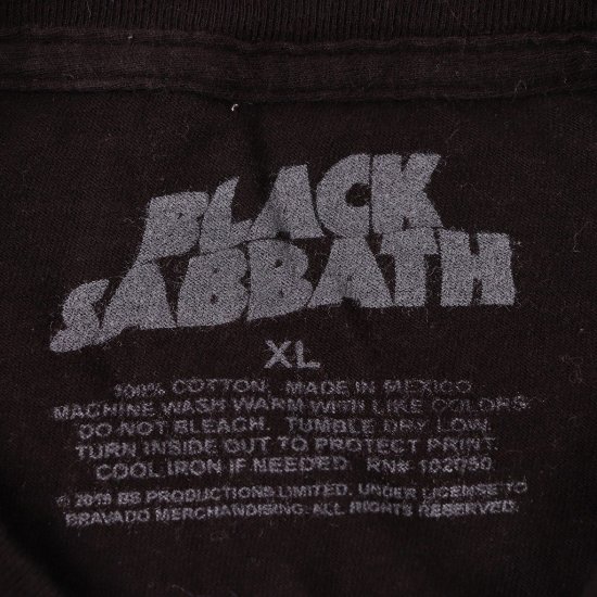 中古】(ブラックサバス)BLACK SABBATHメンズレディーXL【Tシャツ