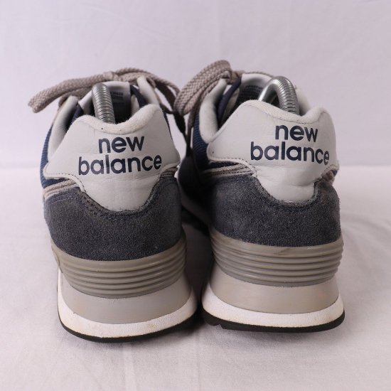 中古】new balance(ニューバランス)メンズ574【26.5cm】紺ネイビー