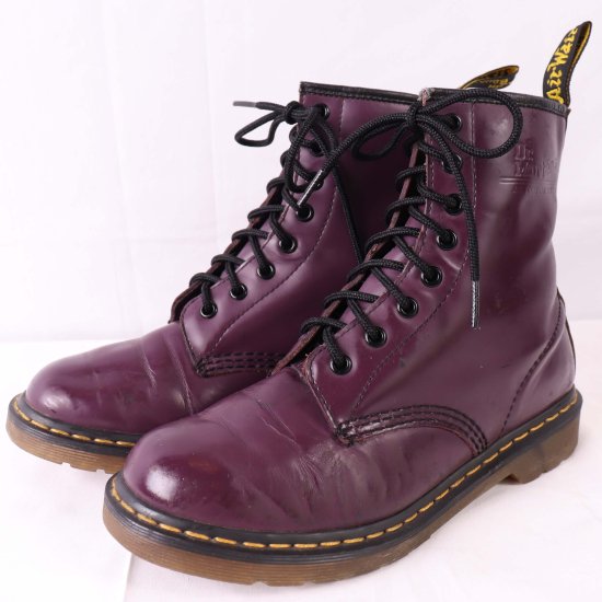 Dr.Martens 8ホールブーツ 紫 24.5cm www.krzysztofbialy.com