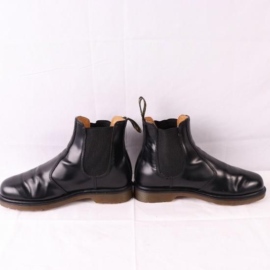 【美品】ドクターマーチンチェルシーブーツ26cm ドクターマーチン 2976 WHITE STITCH LEATHER CHELSEA BOOTS