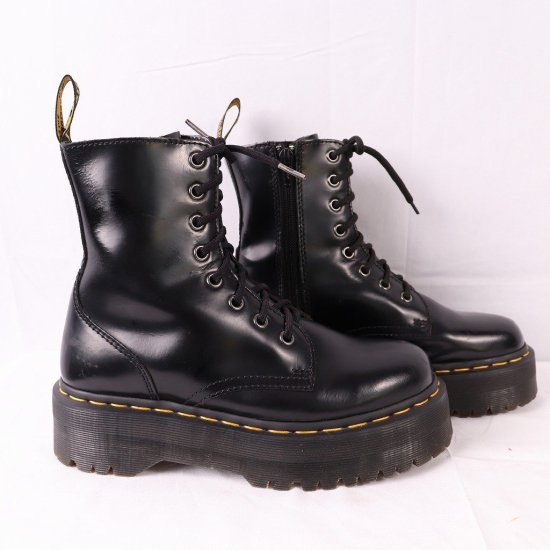 中古 Dr Martens ドクターマーチン メンズ8ホールjadon厚底ラバーソール Uk5 23 5cm 24 0cm黒dh3955