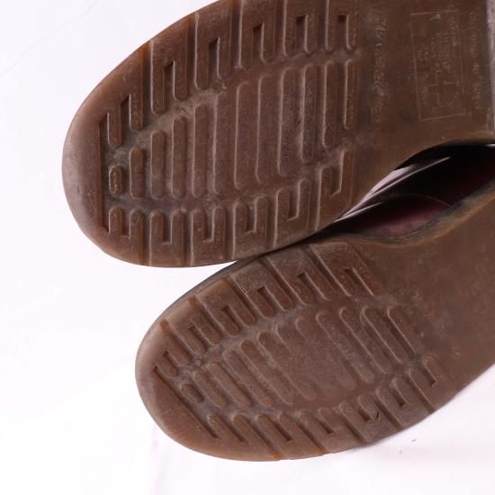 ドクターマーチン Dr.Martens 8ホール UK5 バーガンディ 中古】英国製dr.martens(ドクターマーチン)メンズ8ホール