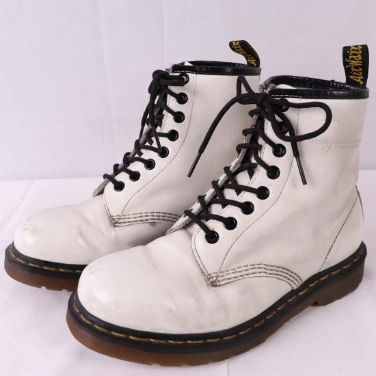 Dr.Martens ８ホール／ドクターマーチン　シロ　UK5　USED