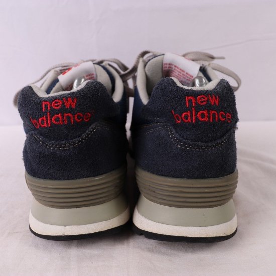 中古】New Balance(ニューバランス)メンズ574【28.0cm】紺ネイビー赤