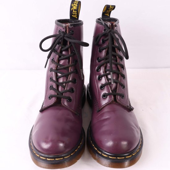 【中古】dr.martens(ドクターマーチン)レディース8ホール【UK4】22.5cm-23.0cm紫パープルdh2959