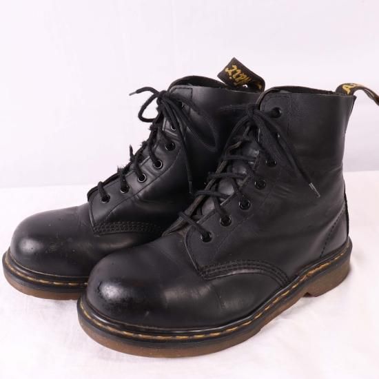 高額売筋】 UK4 英国製 10ホールブーツ スチールトゥ Dr.Martens