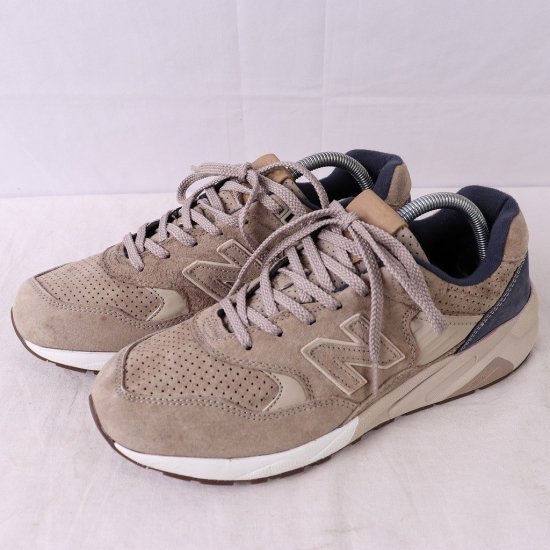 中古】new balance(ニューバランス)メンズ580【26.5cm】グレージュ紺yy5470