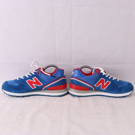 中古】New Balance(ニューバランス)メンズレディース574【25.0cm】青