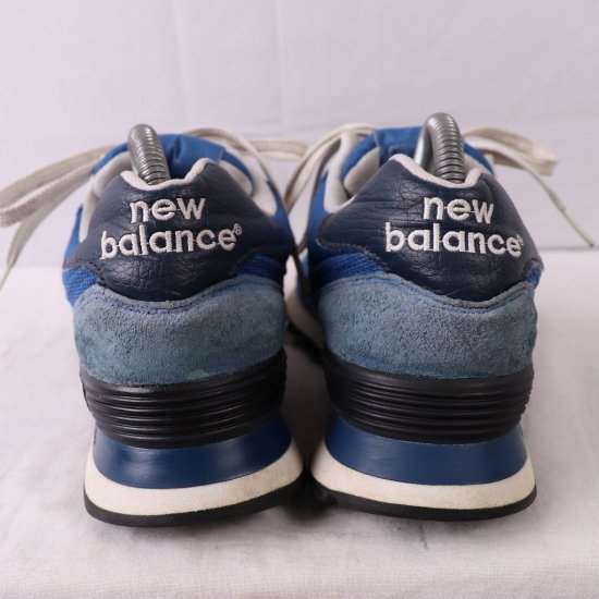 中古】New Balance(ニューバランス)メンズレディース574【25.0cm】青 